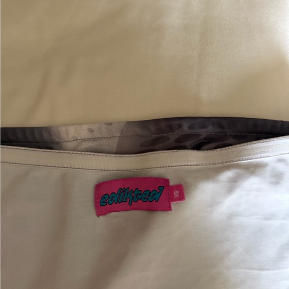 Edikted Cream Strapless Top - Picture 2 of 2